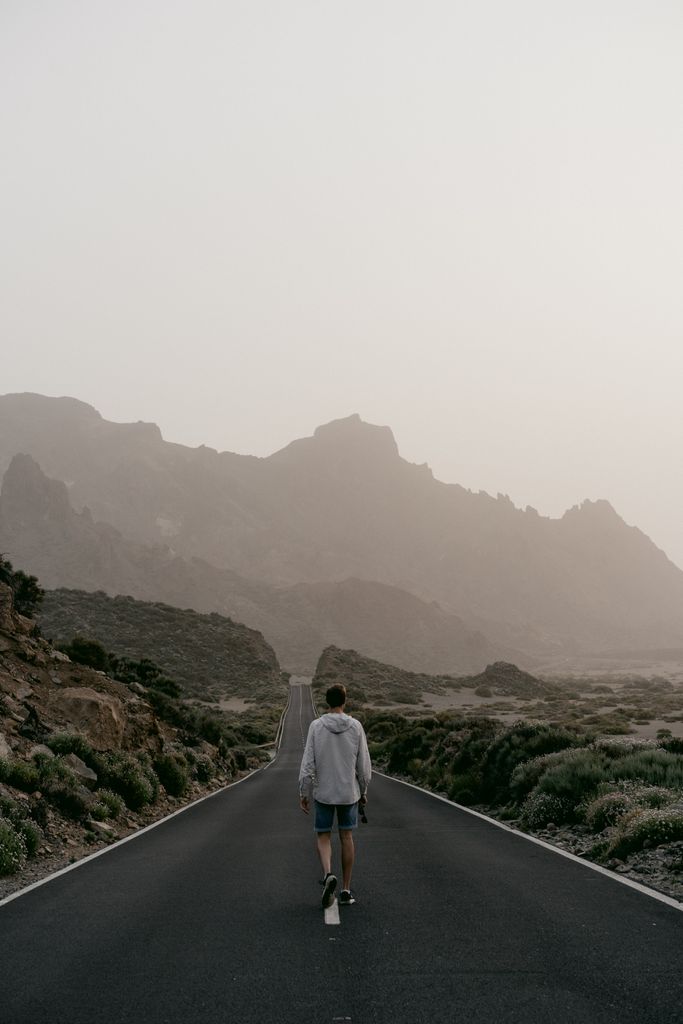 Person taking the first step toward personal growth