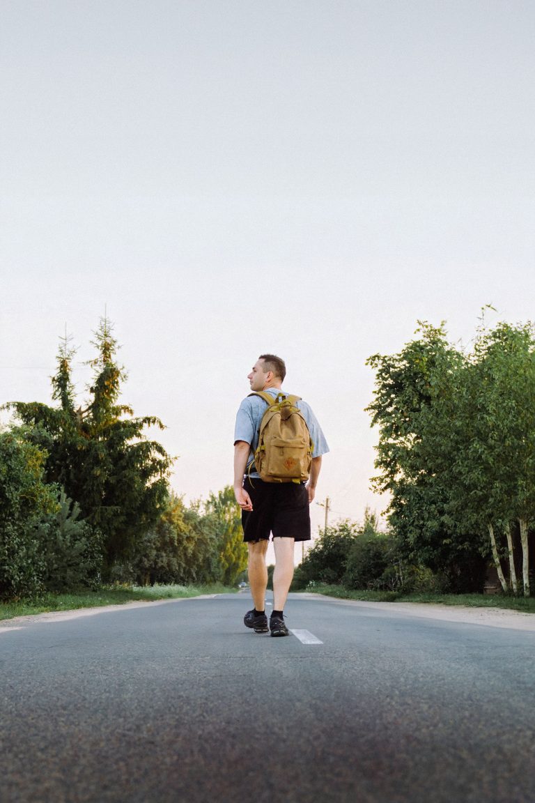 Person taking the first step to overcome procrastination