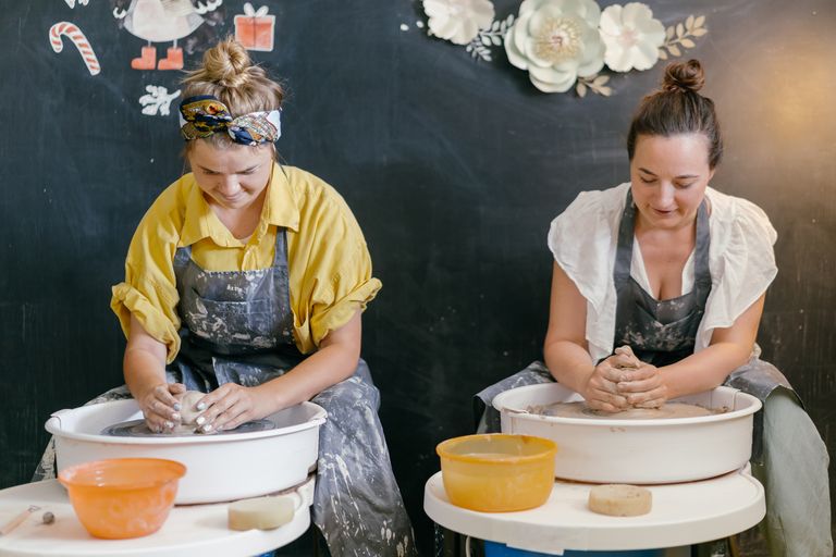 Two women learning a new skill despite fear of failure